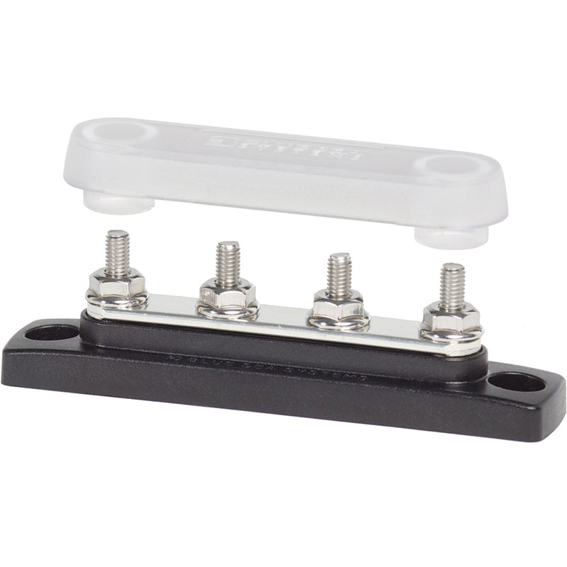 Blue Sea 2315 MiniBus 100 Ampere Common BusBar 4 x 1032 Stud Terminal with Cover 2315
