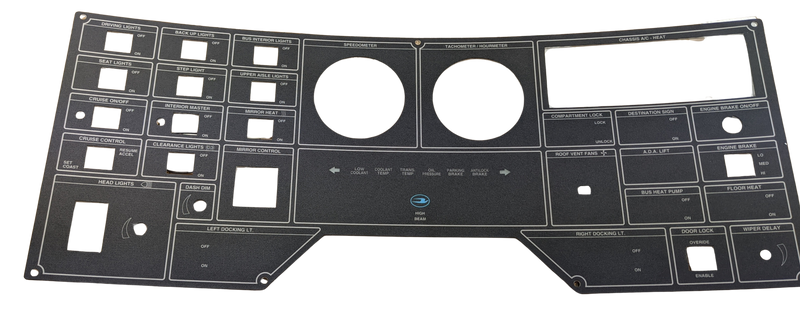 Blue Bird Wanderlodge E.L. Dash Panel 98-1016