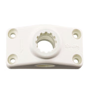 Scotty Combination Side  Deck Mount  White 241WH