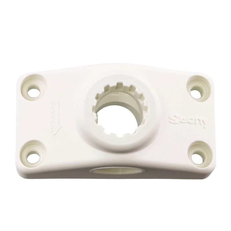 Scotty Combination Side  Deck Mount  White 241WH