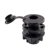 Scotty Compact Threaded Round Deck Mount 444BK
