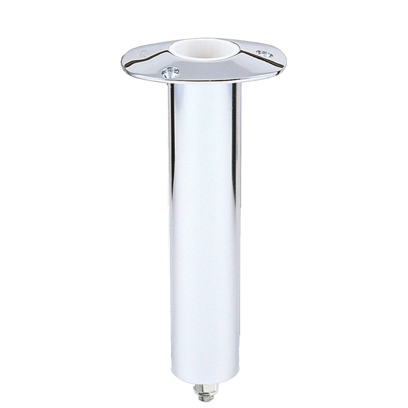 Lees 0 Degree SS Flush Mount Swivel Base Rod Holder  2 x 9  Medium RH5367V