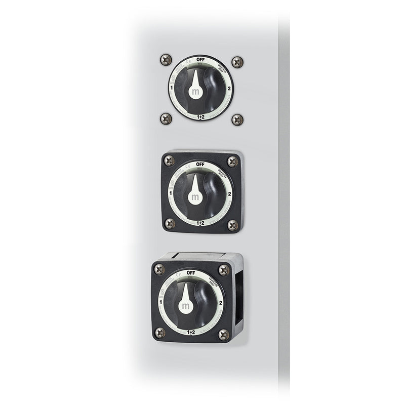 Blue Sea 6007200 Battery Switch Mini  4 Position  Black 6007200