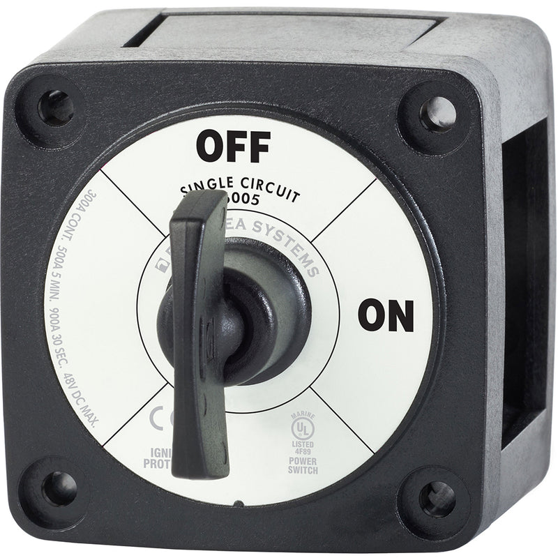 Blue Sea 6005200 Battery Switch Single Circuit ONOFF  Black 6005200