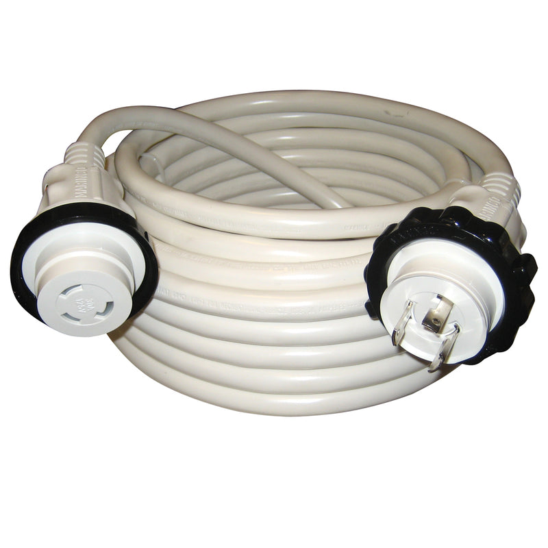 Marinco 30A 125V Molded Standard Cordset  White  50 199120