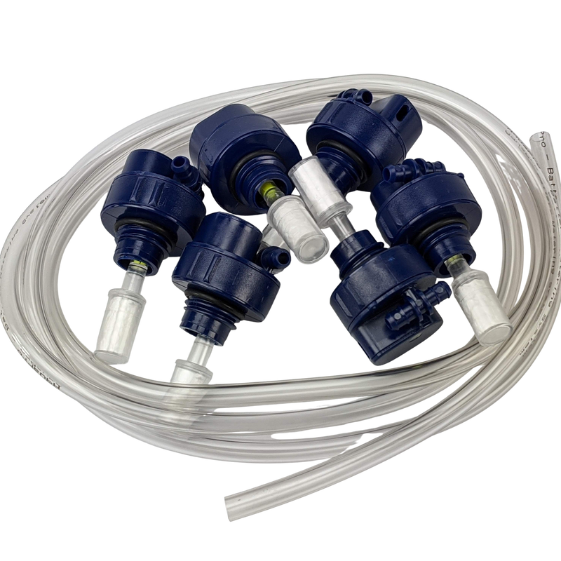 AquaPro Kit Package Contents for 4D/8D Batteries - Universal Add On Kit with screw-in vent openings
