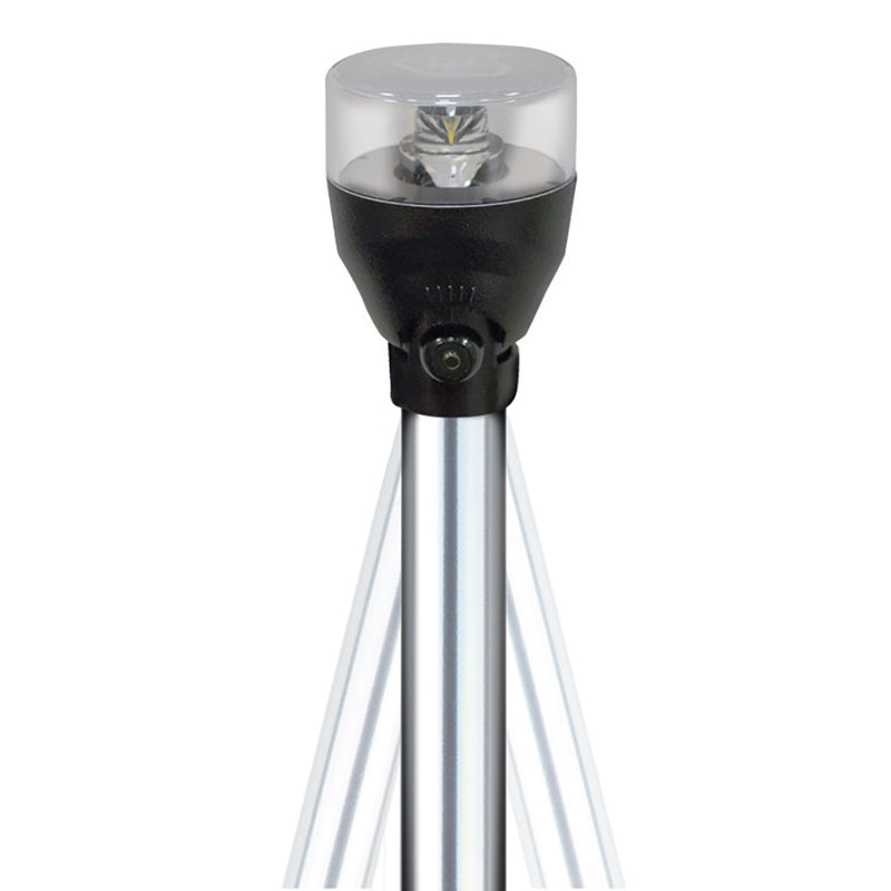 Attwood LED Articulating All Around Light  24 Pole 553024A7