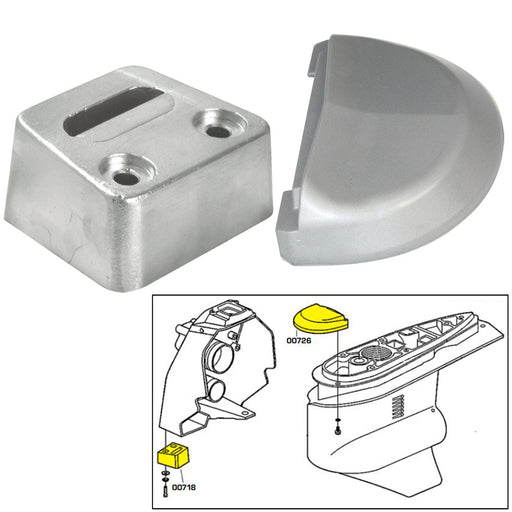 Tecnoseal Anode Kit wHardware  Volvo SX  Magnesium 20708MG
