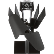 Ecofan by Caframo Original Heat Powered Stove Fan  Black Blade 800CAXBX