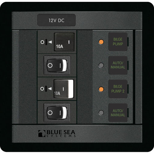 Blue Sea 1522 360 Panel Dual Bilge Pump Control 1522