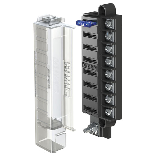 Blue Sea 5046 ST Blade Compact Fuse Blocks  8 Circuits wCover 5046