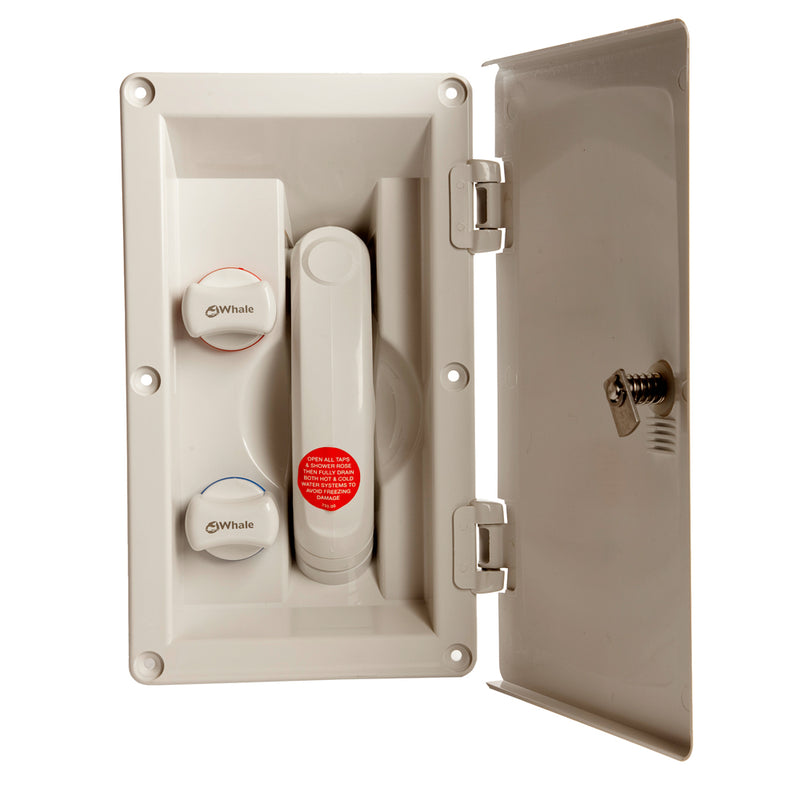 Whale Swim N Rinse Transom Shower Hot  Cold Mixer wCover RT2658