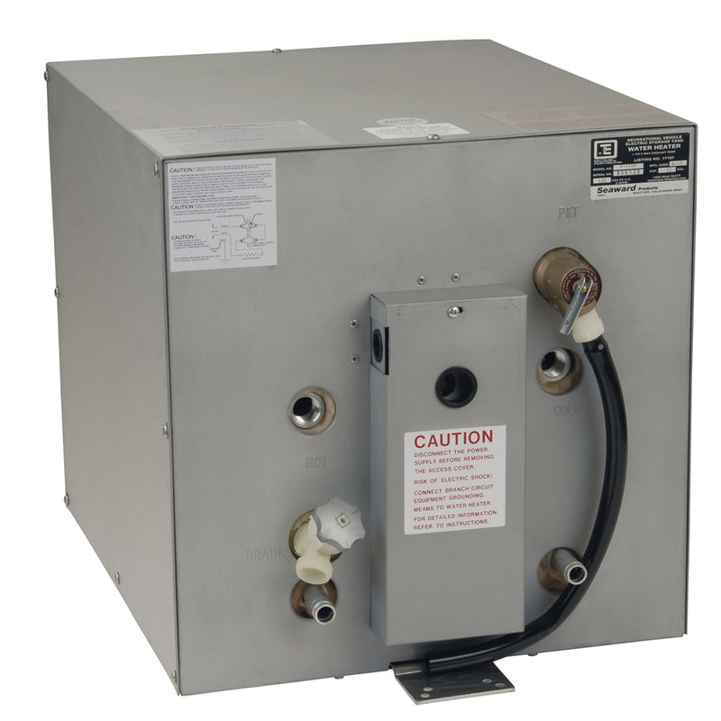 Whale Seaward 11 Gallon Hot Water Heater wFront Heat Exchanger  Galvanized Steel  120V  1500W F1100