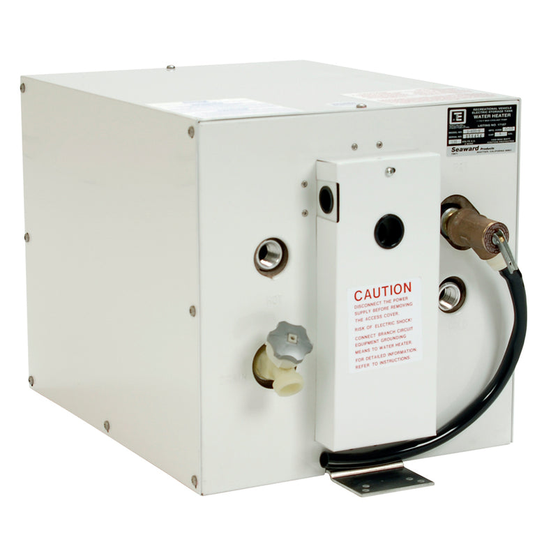 Whale Seaward 6 Gallon Hot Water Heater wRear Heat Exchanger  White Epoxy  120V  1500W S600W