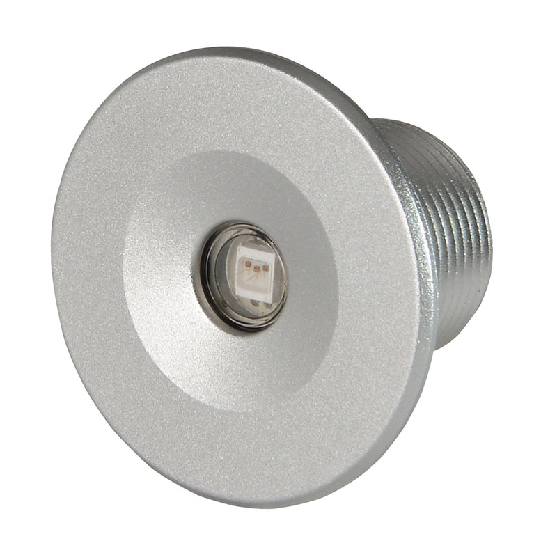 Lumitec Echo Courtesy Light  Brushed Housing  Warm White Light 101227