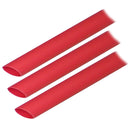 Ancor Adhesive Lined Heat Shrink Tubing ALT  12 x 3  3Pack  Red 305603