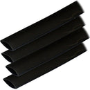 Ancor Adhesive Lined Heat Shrink Tubing ALT  34 x 12  4Pack  Black 306124