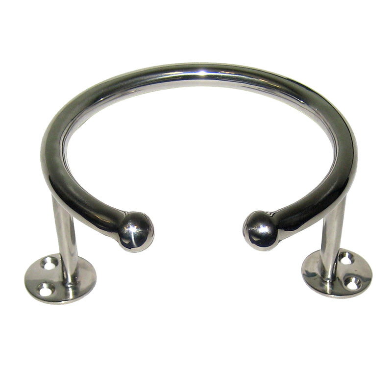 Whitecap Top Mount Ring SS Cup Holder  1Drink  Base Mount S3516