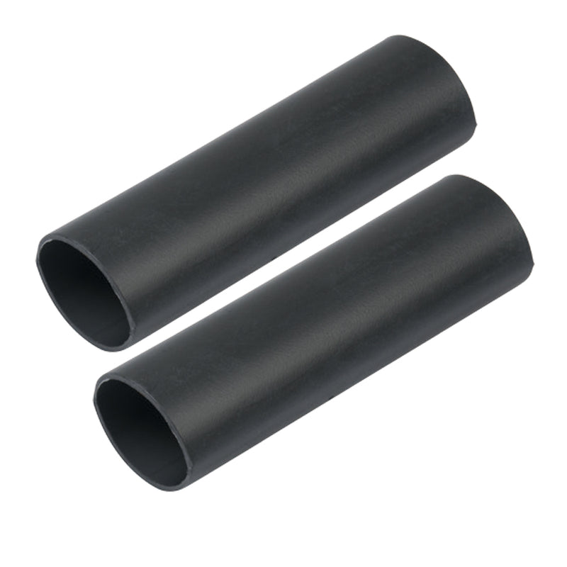 Ancor Heavy Wall Heat Shrink Tubing  1 x 12  2Pack  Black 327124