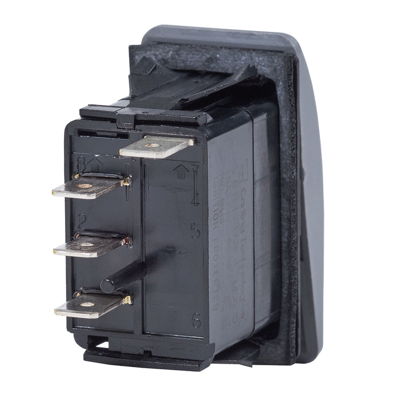 Blue Sea 7931 Contura II Switch SPDT Black  ONOFFON 7931
