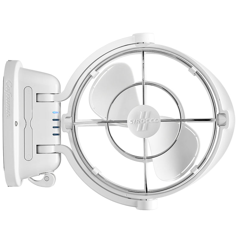 SEEKR by Caframo Sirocco II 3Speed 7 Gimbal Fan  White  1224V 7010CAWBX