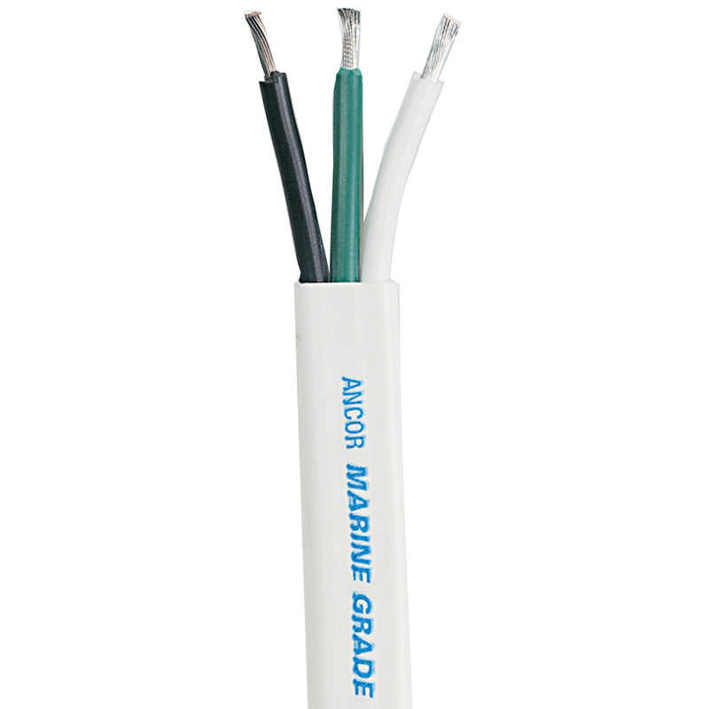 Ancor White Triplex Cable  83 AWG  Flat  50 130905