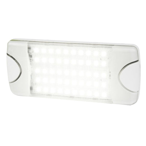 Hella Marine DuraLED 50 Low Profile InteriorExterior Lamp  Wide White Spreader Beam 980629501