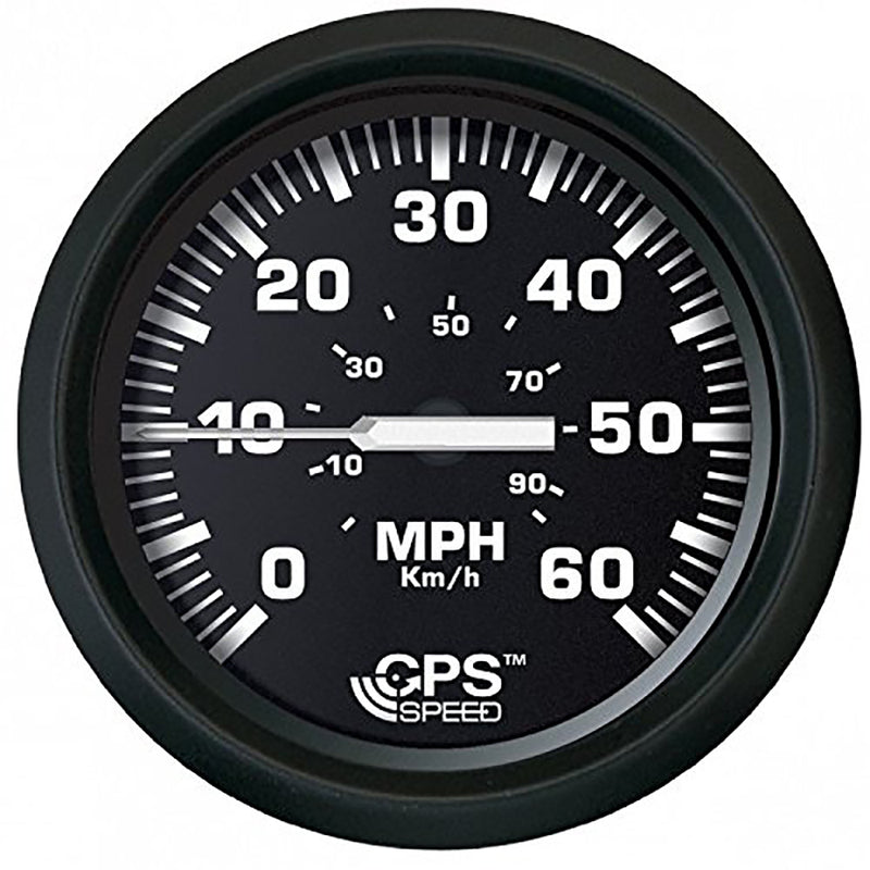 Faria Euro Black 4 Speedometer 60MPH GPS 32816