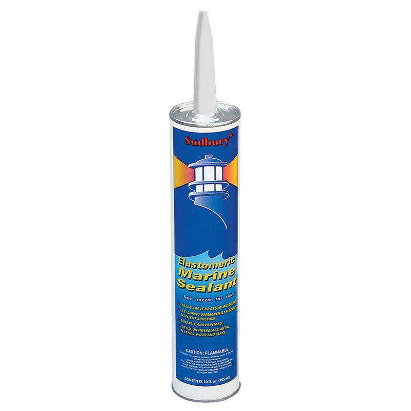 Sudbury Elastomeric Marine Sealant  10oz Cartridge  Clear 301