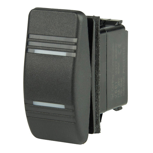 BEP SPDT Contura Switch  2Amber LEDs  ONOFFON 1001803