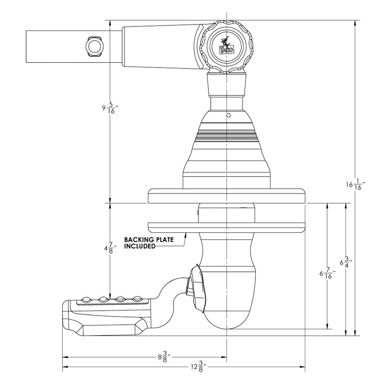 TACO Grand Slam 400 Outrigger Top Mount  Pair GS400