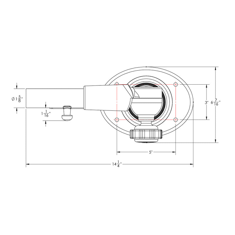 TACO Grand Slam 400 Outrigger Top Mount  Pair GS400