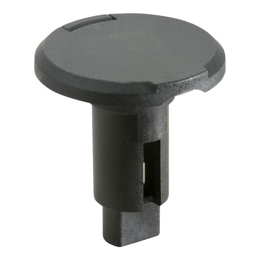Attwood LightArmor PlugIn Base  2 Pin  Black  Round 910R2PB7