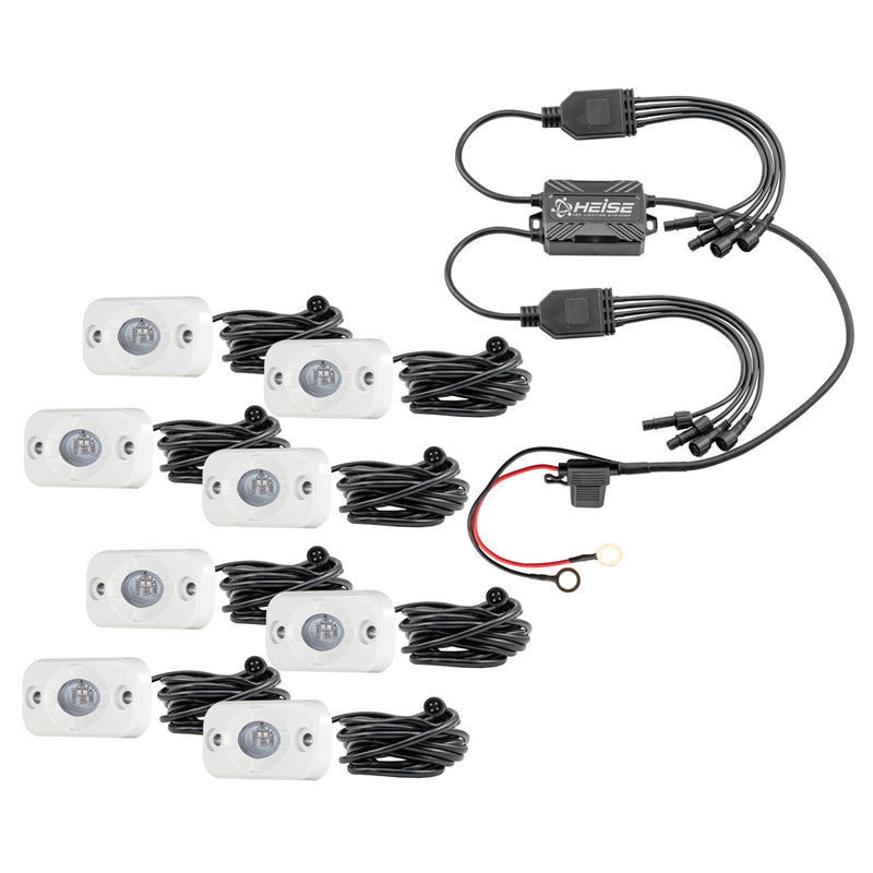 HEISE RGB Accent Light Kit  8 Pack HE8MLRGBK