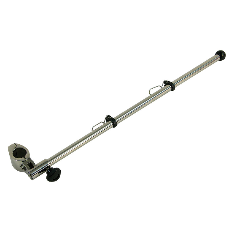 Whitecap ClampOn Flag Pole  12 Diameter Stainless Steel Clamp  Pole S5011