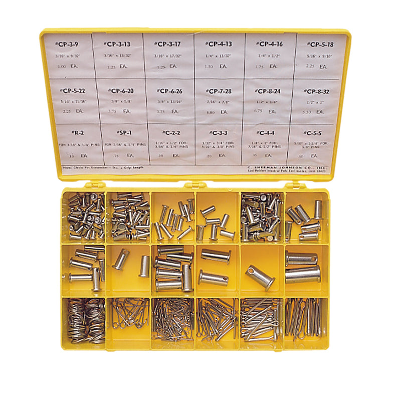 C Sherman Johnson Cotter Ring  Clevis Pin Parts Kit 37503
