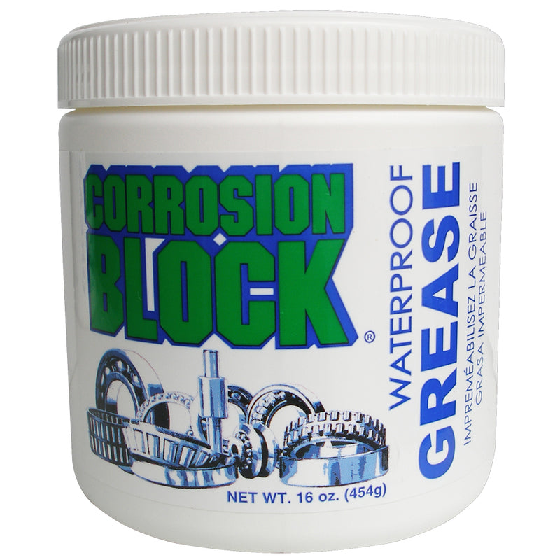 Corrosion Block High Performance Waterproof Grease  16oz Tub  NonHazmat NonFlammable  NonToxic 25016