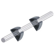 Perko Pole Storage Clips  Black  Pair 0477DP0BLK