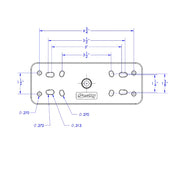 Scotty 163 15 Ball Mount wFishfinder  Universal Mounting Plate 0163