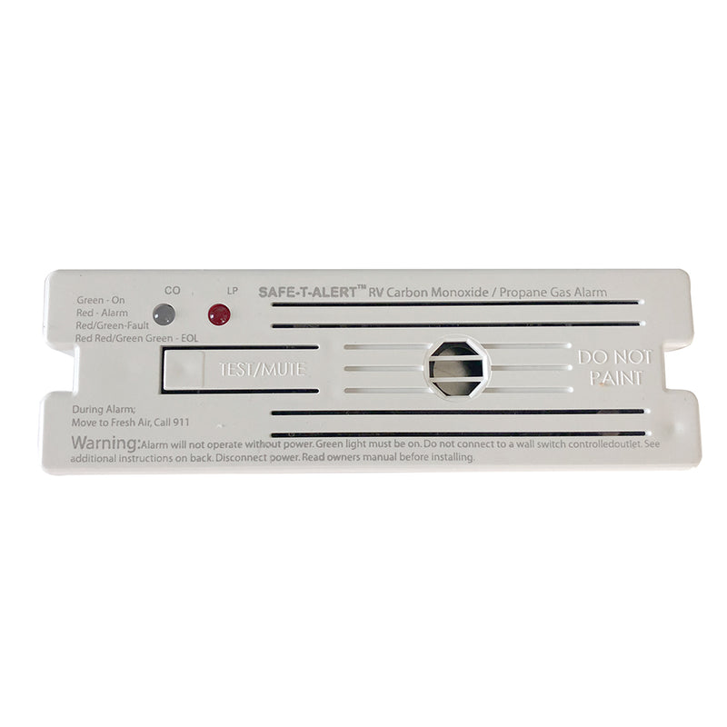 SafeTAlert Combo Carbon Monoxide Propane Alarm Surface Mount  White 35741WHT