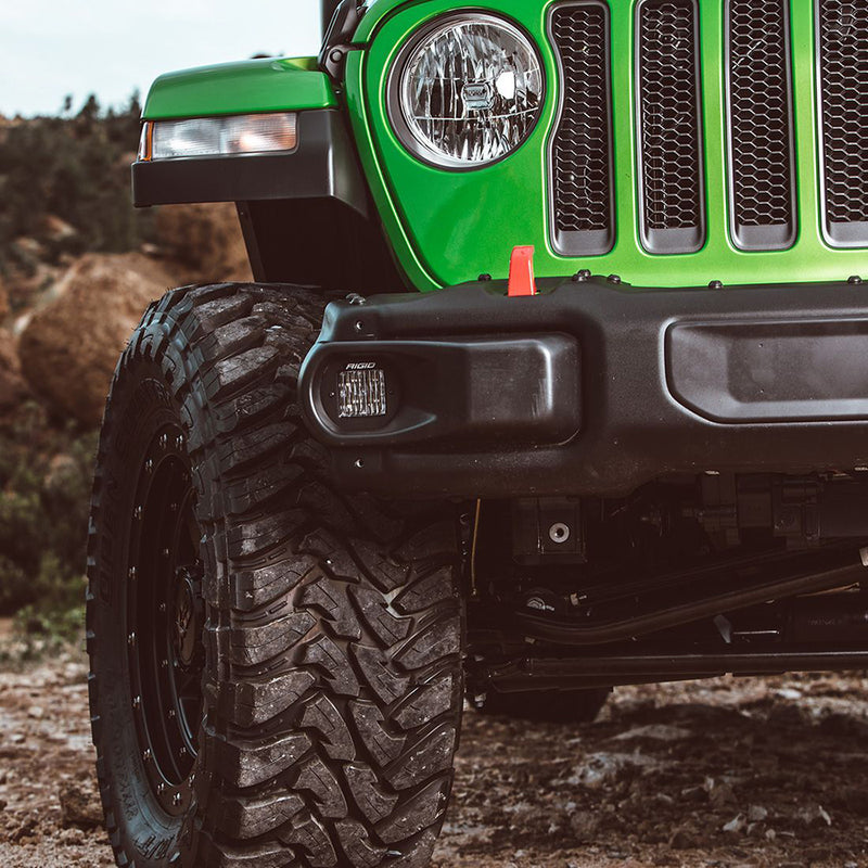 RIGID Industries 2018 Jeep Wrangler JL Fog Mount f2 DSeries Lights 41660