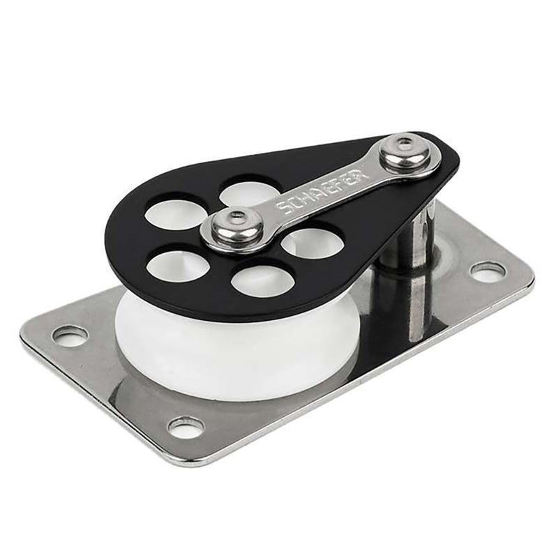 Schaefer Series 3 Flat BaseAlum CheekDelrin Sheave 30309