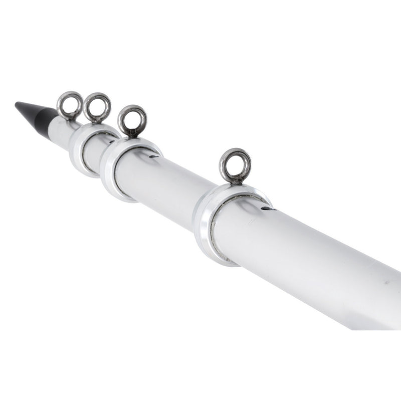 Tigress XD Telescoping Aluminum Outrigger Poles  15  118 OD Silver 88923