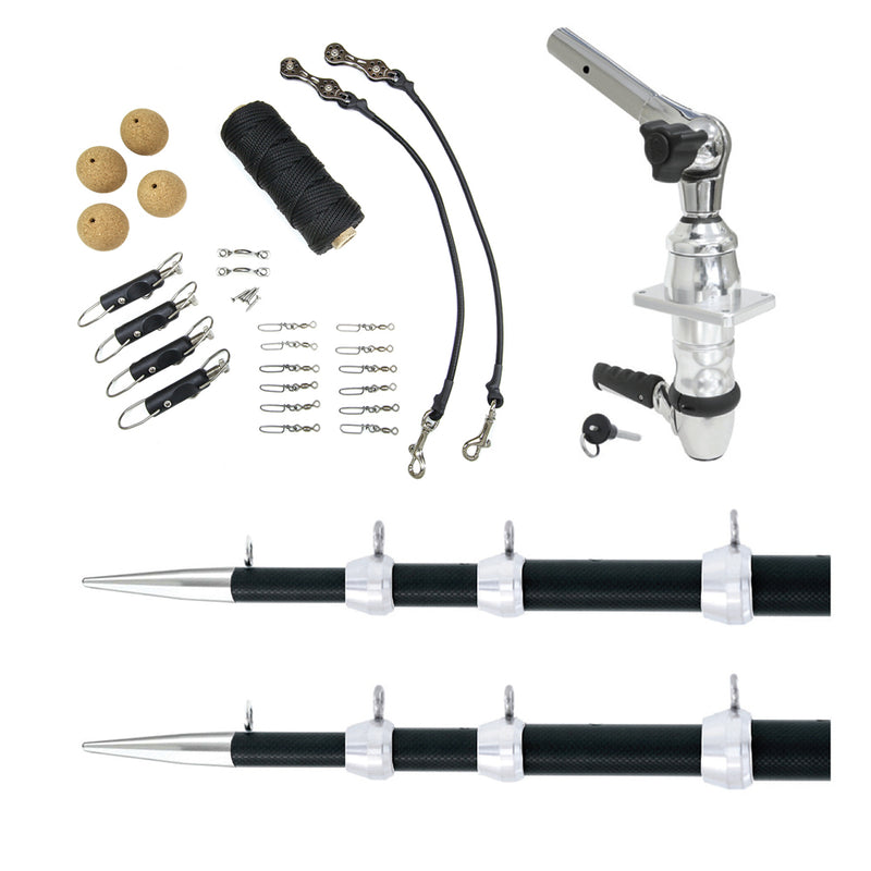 Tigress XD Top Mount System  18 Carbon Fiber BlackSilver Ultimate Rigging Kit 8867901