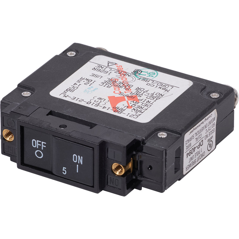 Blue Sea 7440 UL489 Circuit Breaker  5A Flat Rocker 7440