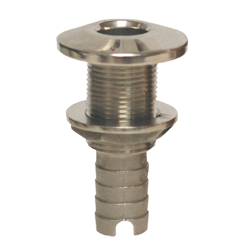 GROCO Stainless Steel Hose Barb ThruHull Fitting  112 HTH1500S