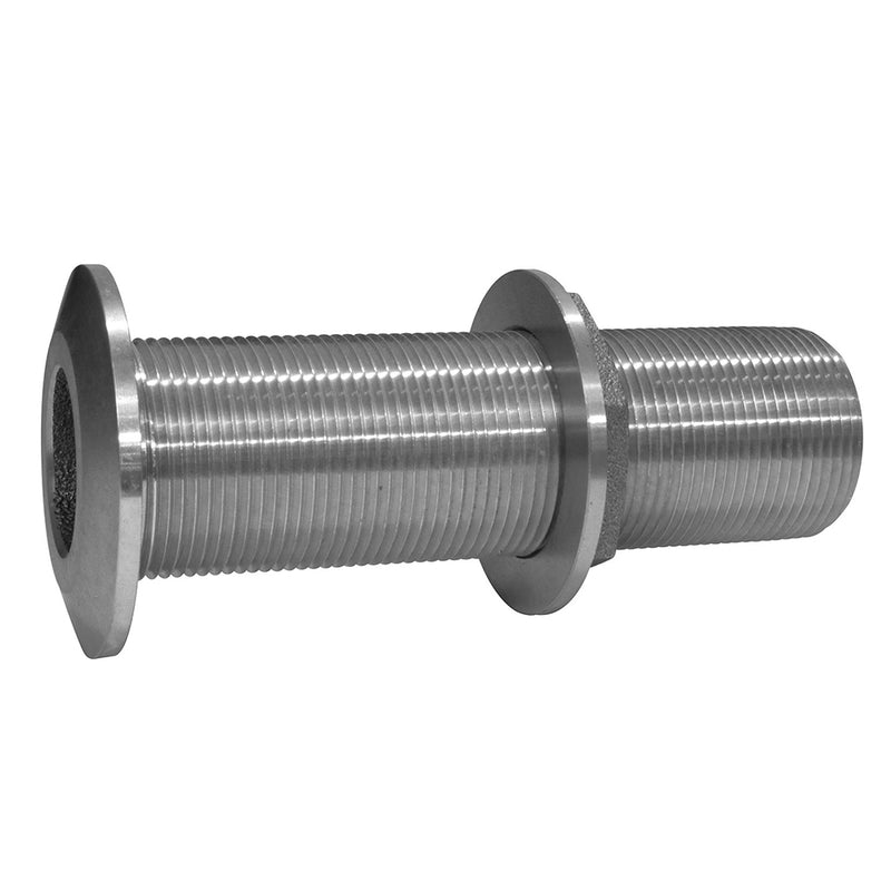 GROCO 114 Stainless Steel Extra Long ThruHull Fitting wNut THXL1250WS