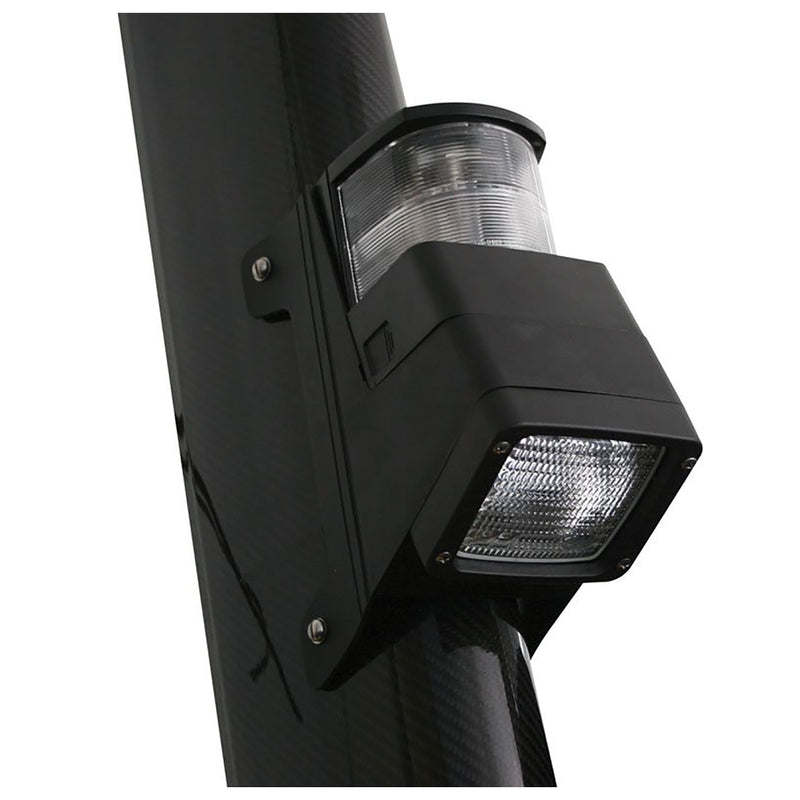 Hella Marine Halogen 8504 Series MastheadFloodlight Lamp  Black 998504001