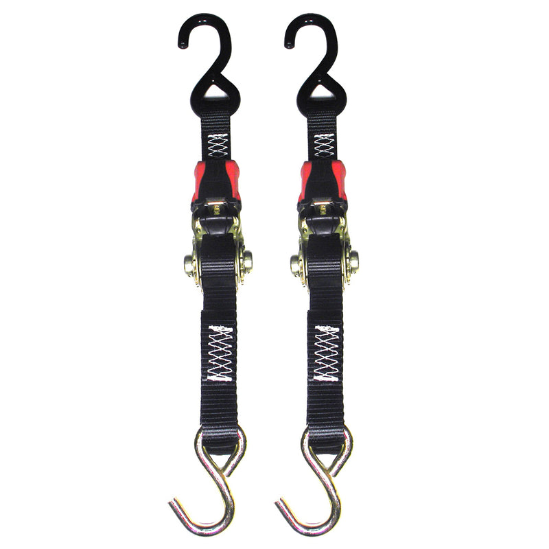 Rod Saver Rubber Ratchet TieDown  1 x 3  Pair RTD3