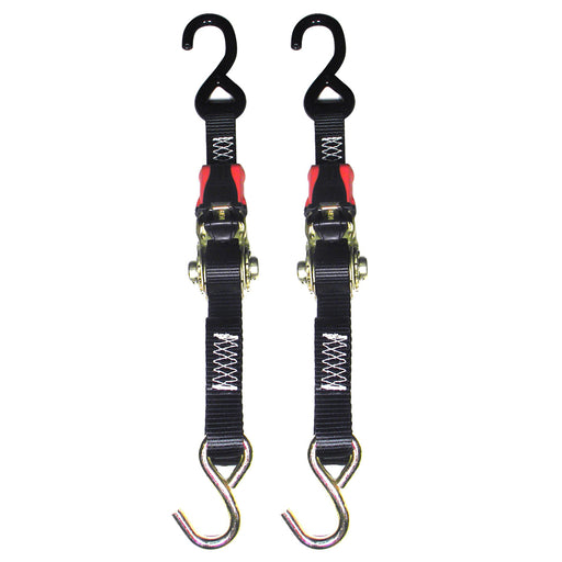 Rod Saver Rubber Ratchet TieDown  1 x 6  Pair RTD6